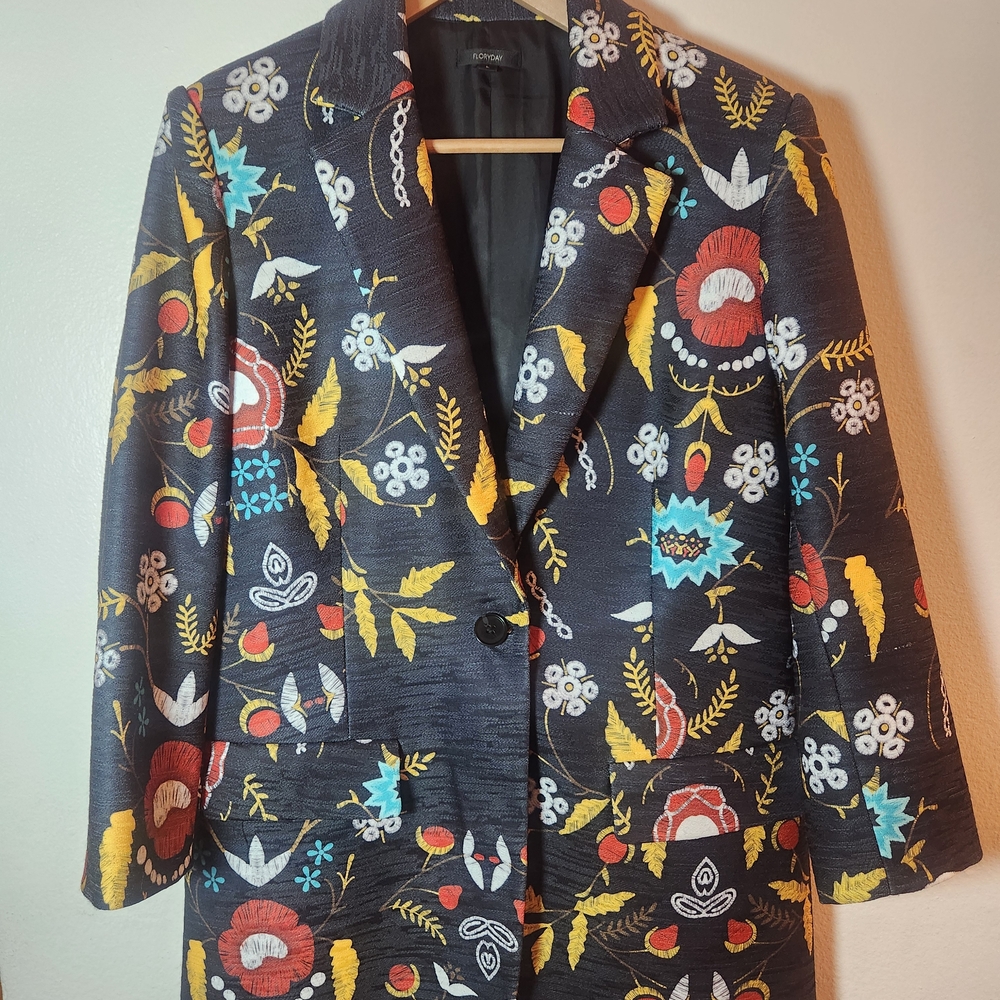 Floryday Chic Floral Patterned Blazer‎